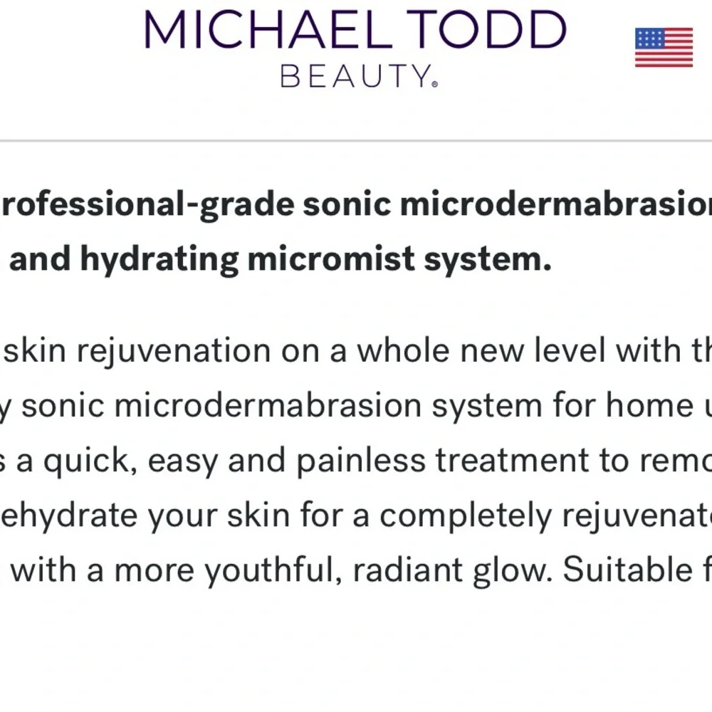 Michael Todd Electric Black and White Pore Vacuum Suction Exfoliator